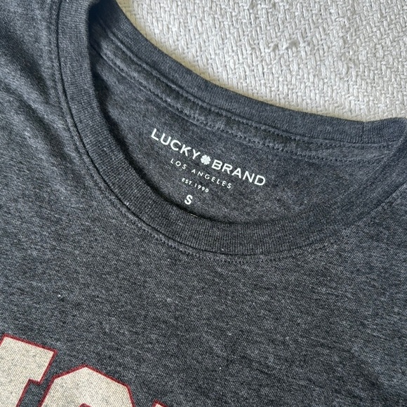 Lucky Brand Gray Short Sleeve Tee - Picture 2 of 6